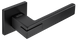 Ручки дверні на квадратній розетці MVM QOOB SLIM Z - 1320 / E20 BLACK чорний