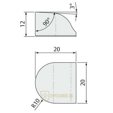 Приёмная часть Planet Pivot нержавеющая сталь (12-902665)