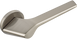 Ручки дверные на круглой розетке Linde BRU A - 2020 SN матовый никель