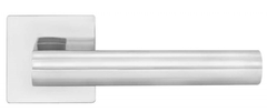 Ручки дверні на квадратній розетці MVM LEON S - 1480 PSS нержавіюча сталь полірована