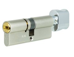Дверний циліндр Mul-t-lock 7x7 105mm (65x40T) Нікель-сатин (ключ-тумблер) TO_NC CAM30