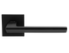 Ручки дверні на квадратній розетці Linde STEEL A - 2021 BLACK чорний