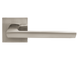 Ручки дверні на квадратній розетці Linde STEEL A - 2021 SN матовий нікель