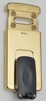 Сдвижная магнитная броненакладка DiSec MG-220 mini Латунь полированная