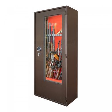 Сейф збройовий Griffon GD.840.ET GLASS BROWN з ударотривким склом