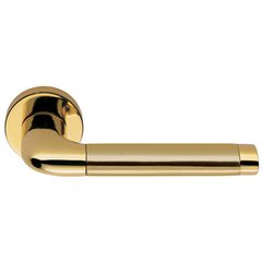 Дверна ручка Colombo Desing Taipan LC11 Полірована латунь/Матове золото