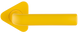 Ручки дверные MVM ARROW S - 1105 YELLOW желтый
