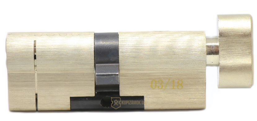 Дверной цилиндр HardLock K-серия 80мм (35х45Т) Сатин (ключ-тумблер)