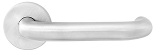 Ручки дверні на круглій розетці MVM SIGMA S - 1115 SS нержавіюча сталь