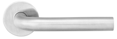 Ручки дверные на круглой розетке MVM PRAGMA S - 1119 SS нержавеющая сталь