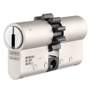 Дверной цилиндр KESO DIN MOD KK B 8000 Ω2 60 NM 30x30 CGW 3KEY TR PETROL EXTRALONG 42,5mm 1832 BOX ключ - ключ