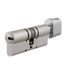 Дверний циліндр Mul-t-lock MT5+ 80mm (40x40T) Нікель-сатин (ключ-тумблер) TO_BN