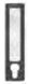 Ручка для раздвижных дверей под цилиндр (PZ) M&T Maximal 001648 SNi-broušeno  матовый никель шлифованный со вставкой