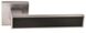 Ручки дверные ORO&ORO Ombra 078-15E MSN / Black матовый никель / черный матовый (вставка)