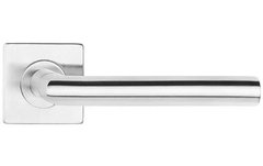 Ручки дверні з нержавеющей сталі Metal-Bud NOVA хром матовий (квадратна розетка)