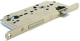 Врезной замок AGB Sicurezza PZ18 Brass (торцевая планка 18мм)
