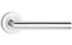 Ручки дверні з нержавеющей сталі Metal-Bud NOVA хром матовий (кругла розетка)