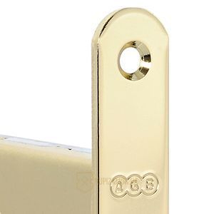Врезной замок AGB Sicurezza PZ22 Brass (торцевая планка 22мм)