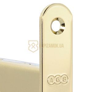 Врізний замок AGB Sicurezza PZ22 Brass (торцева планка 22мм)