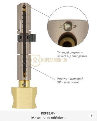 Дверний циліндр Mul-t-lock Interactive + 100mm (50ix50T) Нікель-сатин (ключ-тумблер) CLIQ TO_SBM