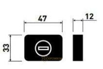 Фиксатор WC M&T Minimal 000603 SNi матовый никель