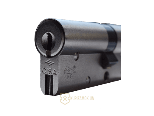 Дверной цилиндр CISA RS-3S 65-115мм (35х30) хром (ключ-шток)