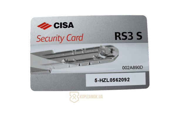 Дверной цилиндр CISA RS-3S 65-115мм (35х30) хром (ключ-шток)