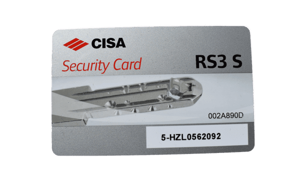 Дверний циліндр CISA RS-3S 65-115мм (35х30) хром (ключ-шток)