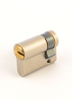Дверний циліндр Mul-t-lock 7x7 HALF_K 44.5mm (35x9.5) Нікель-сатин (односторонній-ключ) CAM30