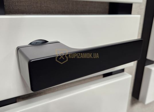 Ручки дверні Rich-Art МІЛАН 753 R103 чорний матовий