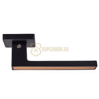 Ручки дверні GAVROCHE MAGNIUM A1 BLACK/GOLD Чорний/Золото