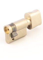Дверний циліндр Mul-t-lock 7x7 HALF_T 44.5mm (9.5x35T) Нікель-сатин (односторонній-тумблер) TO_NST CAM30