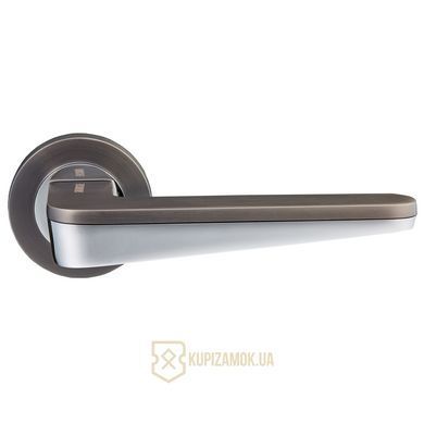 Ручки дверные GAVROCHE PALLADIUM Z2 MBN/CP Графит/Хром