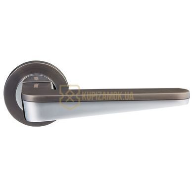 Ручки дверні GAVROCHE PALLADIUM Z2 MBN/CP Графіт/Хром