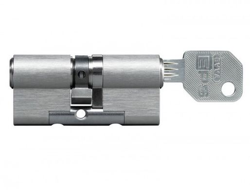 Дверной цилиндр EVVA EPS DZ 62 мм (31/31) NI никель