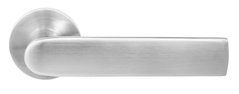 Ручки дверні на круглій розетці MVM IDIS S Z - 1801 MC матовий хром