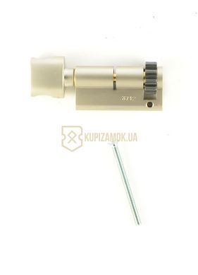 Дверний циліндр Mul-t-lock 7x7 HALF_T 44.5mm (9.5x35T) Нікель-сатин (односторонній-тумблер) GCW