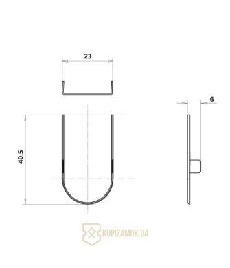 Колпачок для скрытой петли OTLAV Invisacta GC 230 хром матовый
