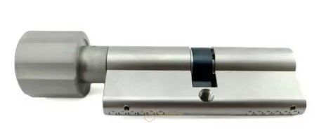Дверной цилиндр ABUS X12R, ключ-тумблер, 60 (30х30Т), 5 ключей, никель