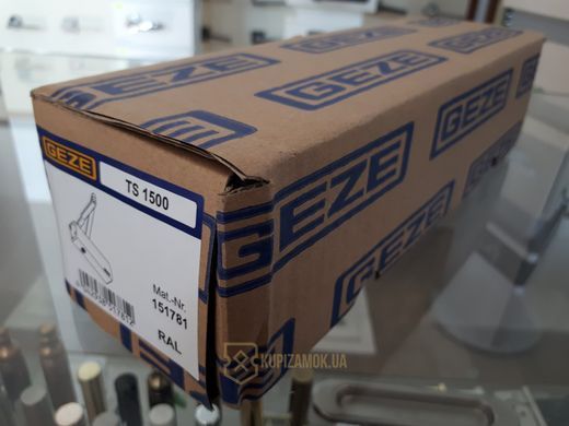 Дверной доводчик GEZE TS 1500 с рычажной (коленной) тягой коричневый