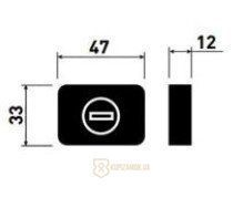 Фиксатор WC M&T Maximal 000672 SNi матовый никель