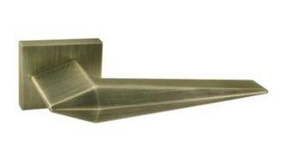 Ручки дверні ORO&ORO Matrix 074-15E МАВ матова антична бронза