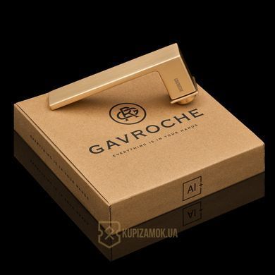 Ручки дверные GAVROCHE FERRUM X1 GoldSB Сатиновое золото