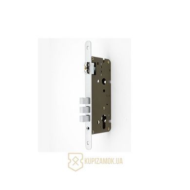 Замок межкомнатный (защелка-ролик + цилиндр) S.A.B. Serrature 1802 E45 OCS хром матовый
