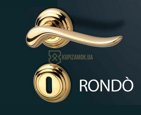 Ручки дверні Mandelli Rondo Bronza бронза\золото