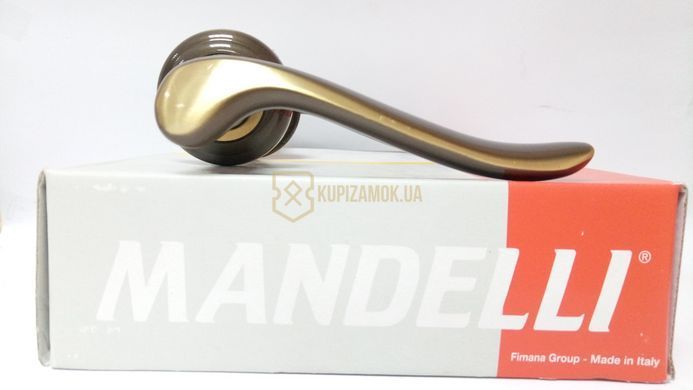 Ручки дверні Mandelli Rondo Bronza бронза\золото