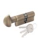 Дверной цилиндр Cortellezzi Primo 117F 60мм (30х30Т) ключ-тумблер античная бронза